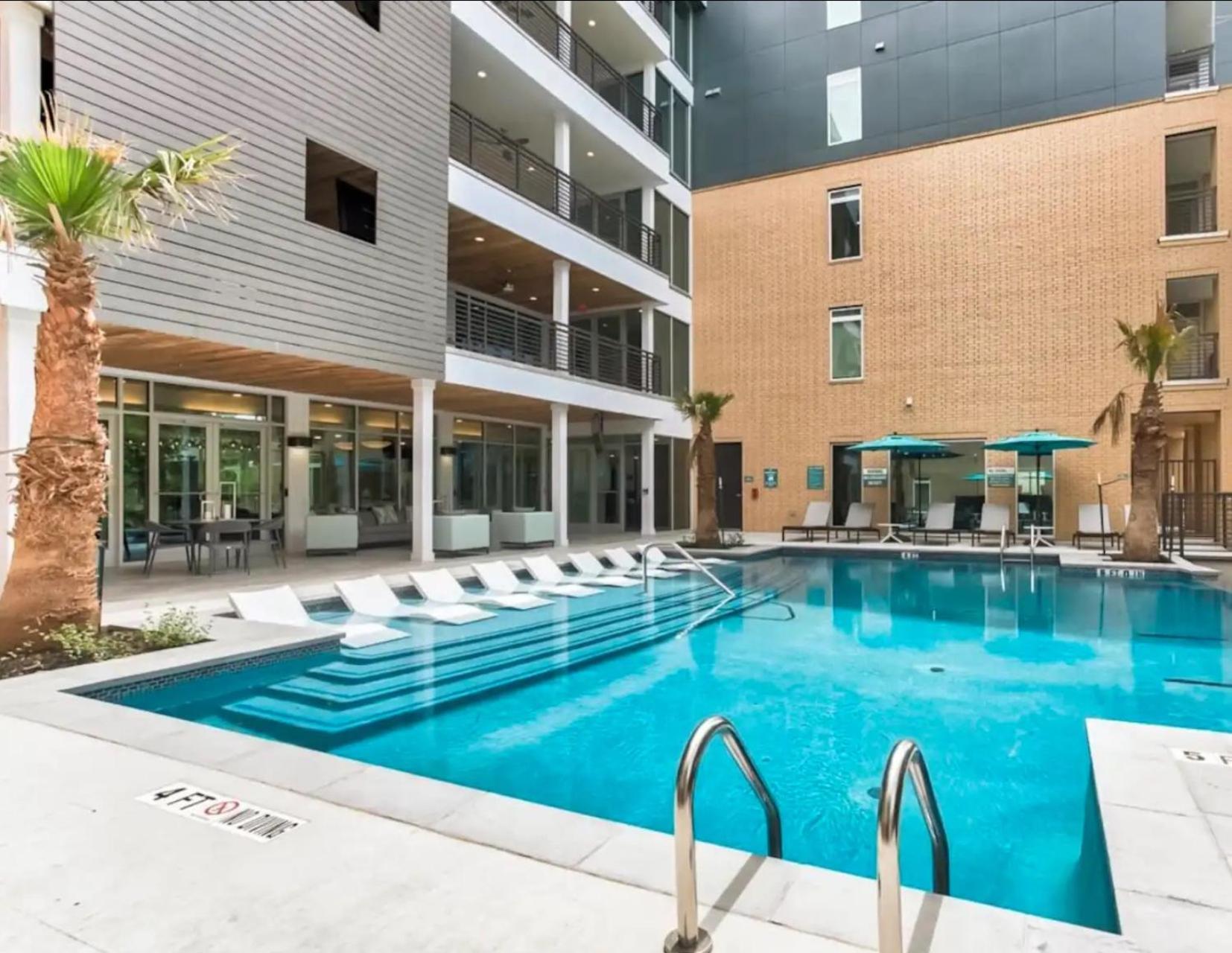 Apartamento Riverwalk And Pool View With King Bed Infinity Pool Gym Free Parking San Antonio